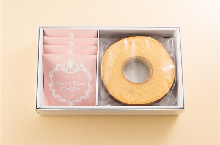 コーヒーとバウムクーヘンの詰め合わせ